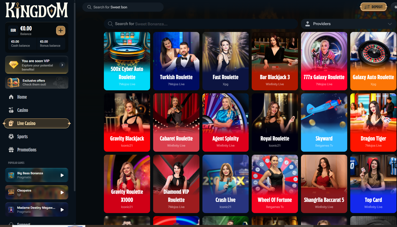 Kingdom Casino screenshot 4