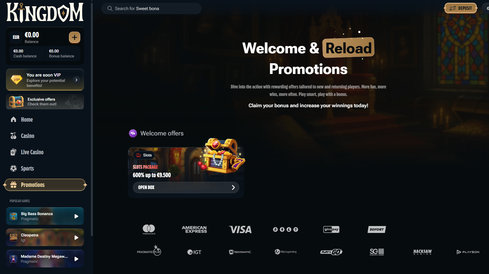 Kingdom Casino screenshot 5