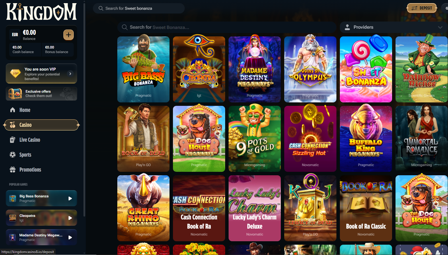 Kingdom Casino screenshot 3