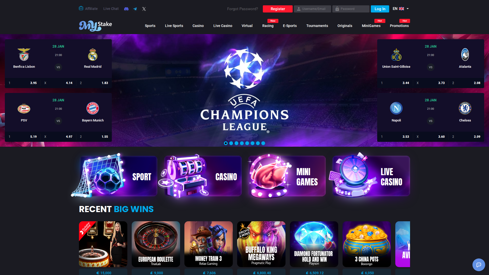 MyStake desktop screenshot