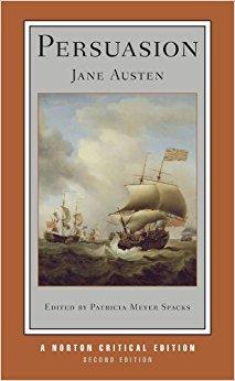 Cover to Persuasion by Jane Austen-Norton Ciritical Edition Second Edition