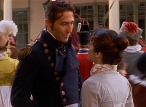 Anne Elliot and Captain Wentworth in 1995 film adaptation