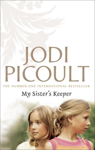 "two blonde girls beneath JODI PICOULT"