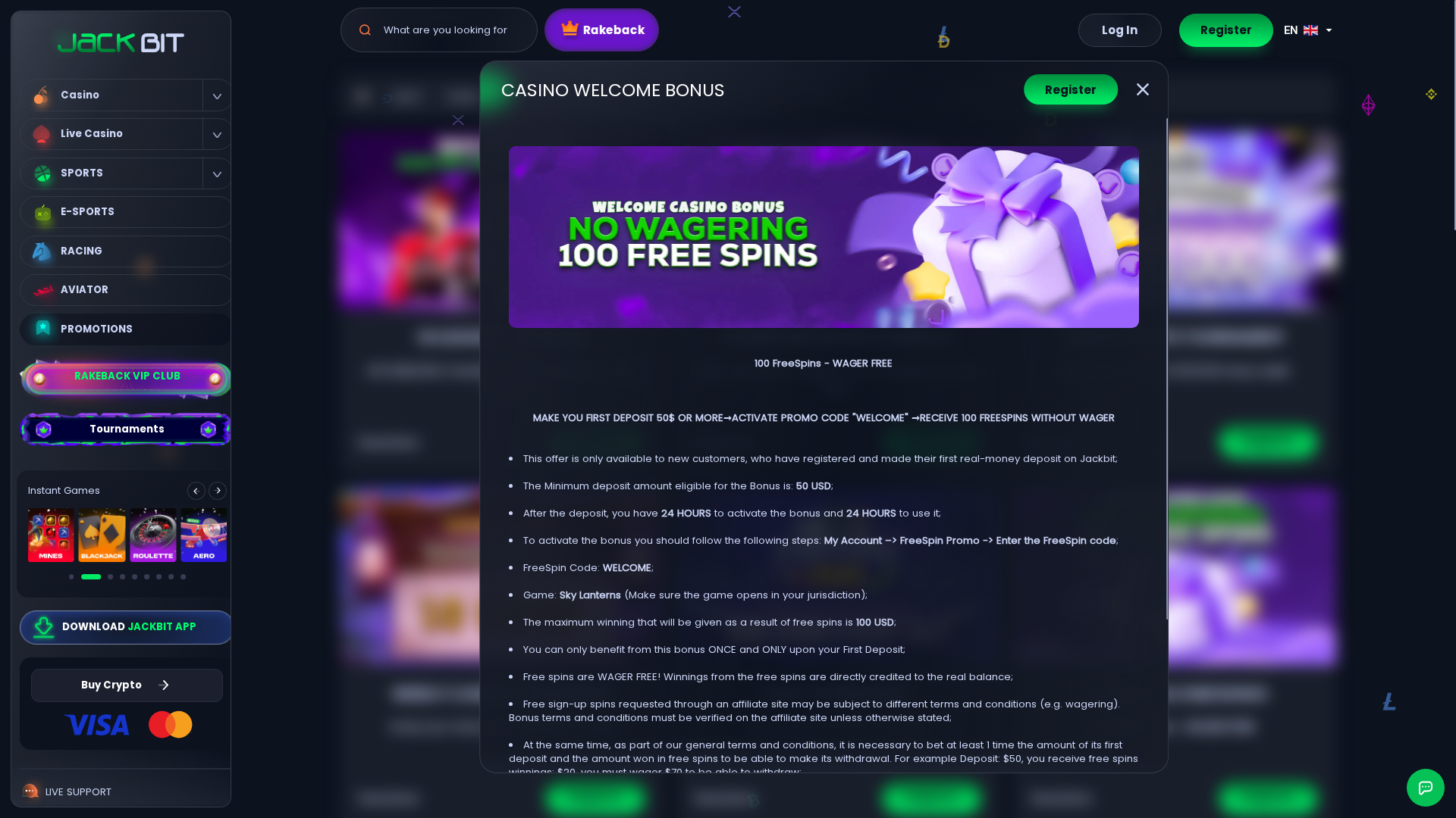 Jackbit Casino screenshot